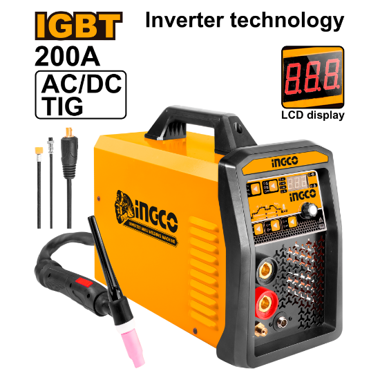 INGCO ING-ACDCTIG2001 – 200A AC/DC TIG Inverter Welding Machine