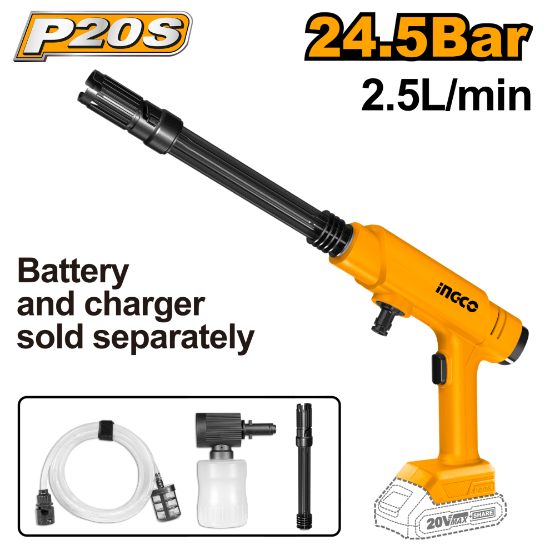 20V Cordless Narrow-Nozzle Pressure Washer – CPWLI2028