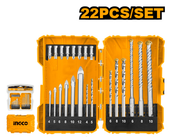 INGCO AKDL12201 22PCS Drill & Screwdriver Bit Set