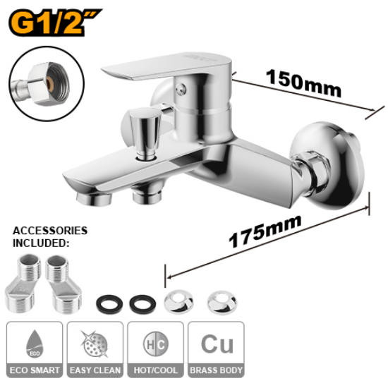 Chrome Shower Mixer Faucet – INGCO HSLBM31001