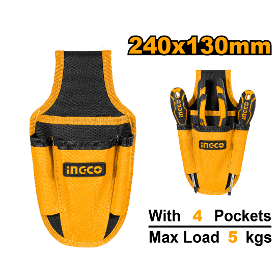 Fabric Tool Pouch with 4 Pockets – INGCO HTBP04011