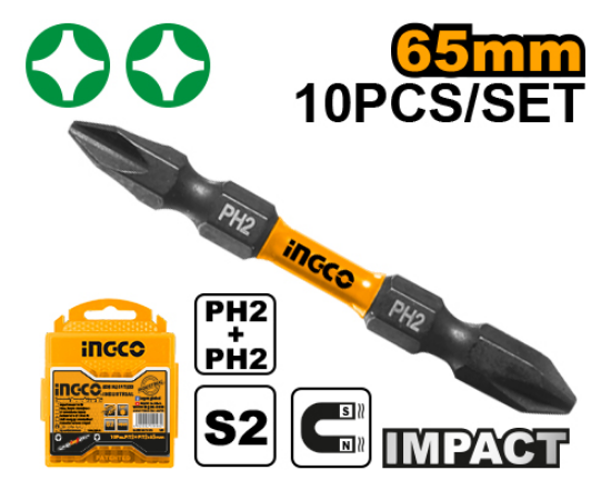 Dual Industrial Screwdriver Bits – INGCO SDBIM21PH233
