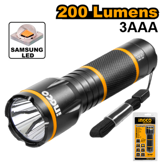 200 Lumens Flashlight – INGCO HFL013AAA1