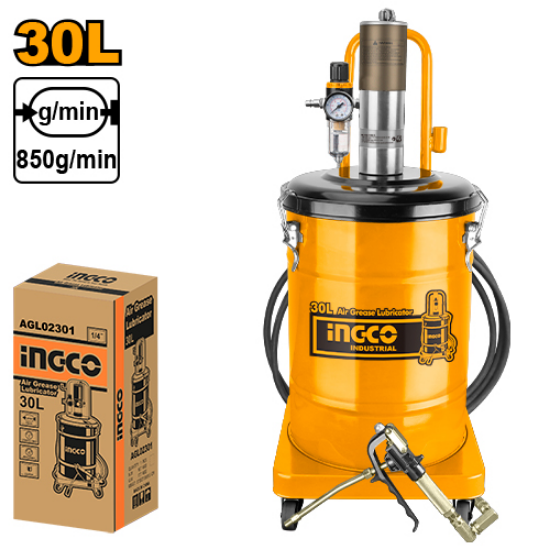 30L Pneumatic Barrel Grease Gun AGL02301