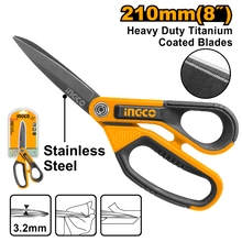 INGCO HSCRS812108 – Titanium-Coated Stainless Steel Scissors