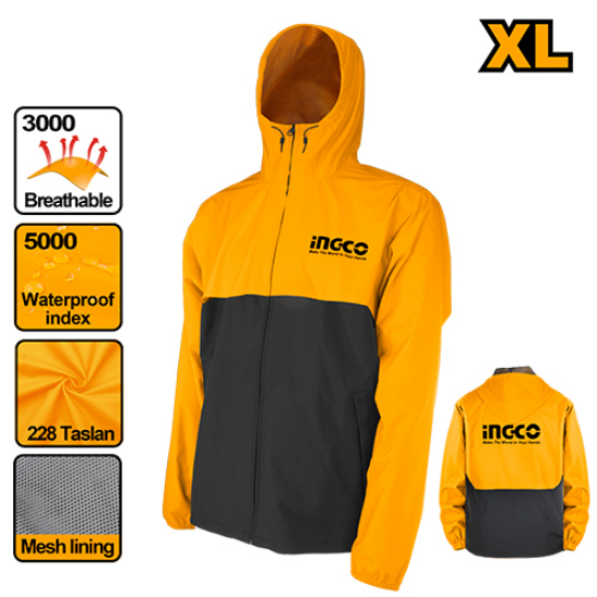 INGCO HJATL2281.XL – XL Size Waterproofing Jacket