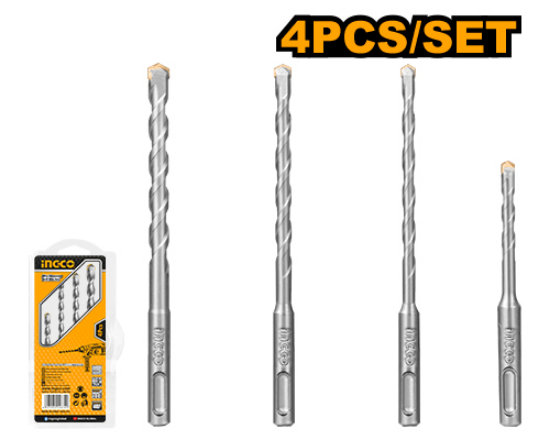 INGCO AKDB2055 4PCS SDS Plus Drill Bit Set