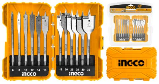 INGCO AKDL1201 12PCS Wood Drill Bit Set