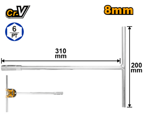 T-Handle Spark Plug Wrench – INGCO HTSW0808