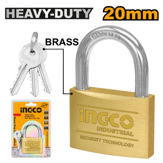 20 mm Brass Padlock – INGCO DBPL0202
