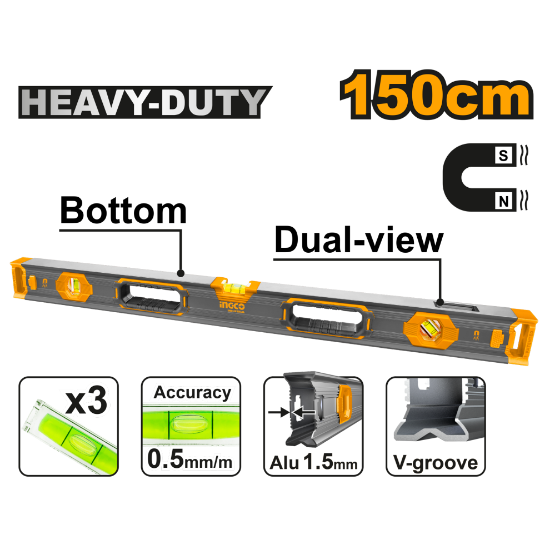150 cm Industrial Reinforced Magnetic Mercury Thermometer – INGCO HSL68150