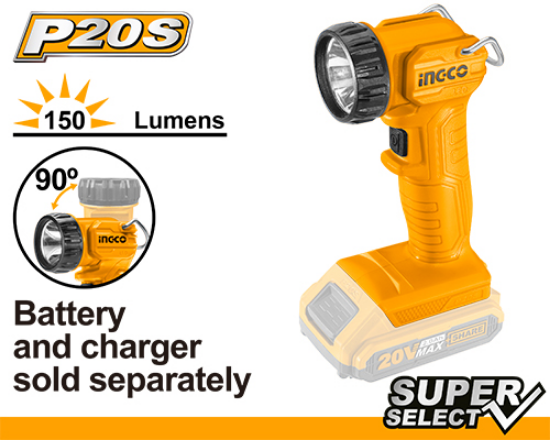 20V 1.5W LED Work Light with Adjustable Head – CWLI2023