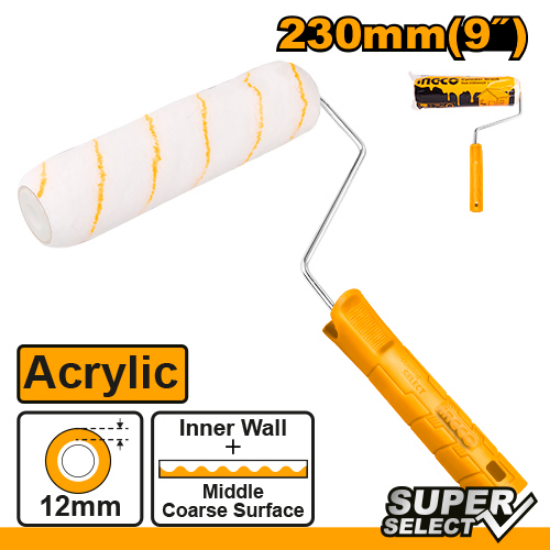 Acrylic Paint Roller with Handle and Sleeve – INGCO HRHT282302