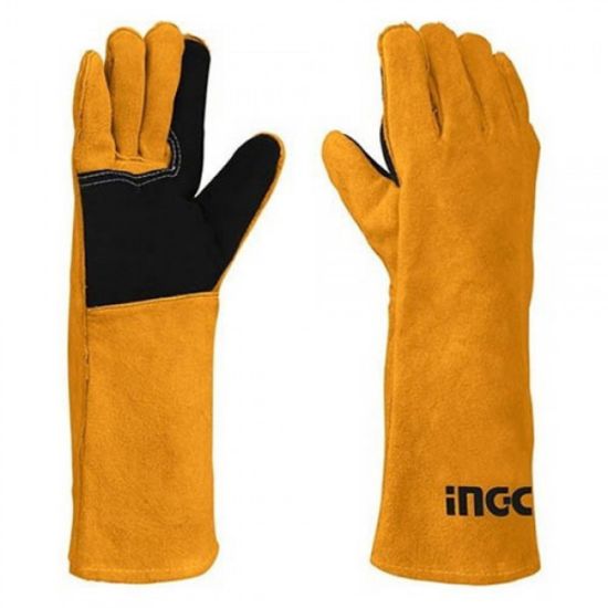 INGCO HGVW02 – 16" Long Welding Gloves, Leather