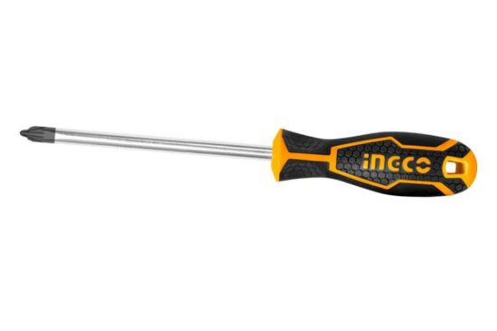INGCO HS28PH1075 – PH1 Phillips Screwdriver with Rubber Handle