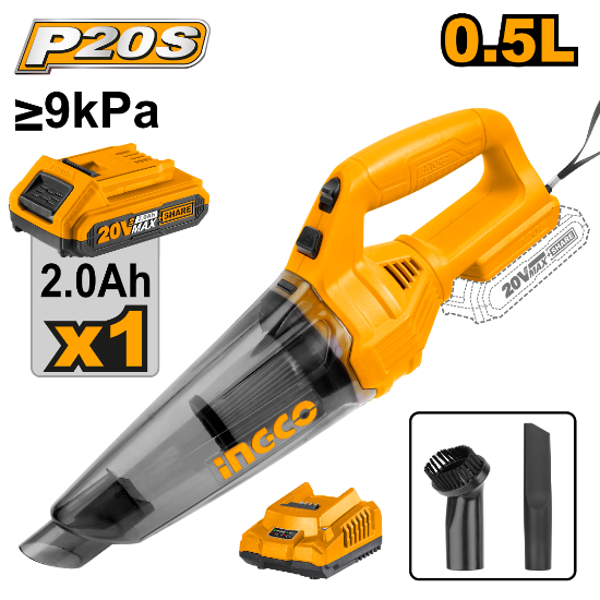 20V Cordless Handheld Vacuum Cleaner with 0.5L Tank, Battery & Charger – CVLI20126