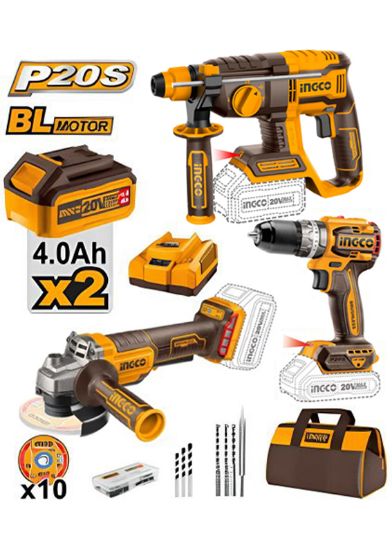 20V Cordless SDS Drill & Rotary Hammer Combo Set – COSLI240202