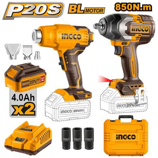 20V Cordless Heat Gun & Hair Straightener Combo – COSLI240489