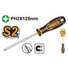 INGCO HSDPH2125 – S2 Screwdriver with Rubber Handle