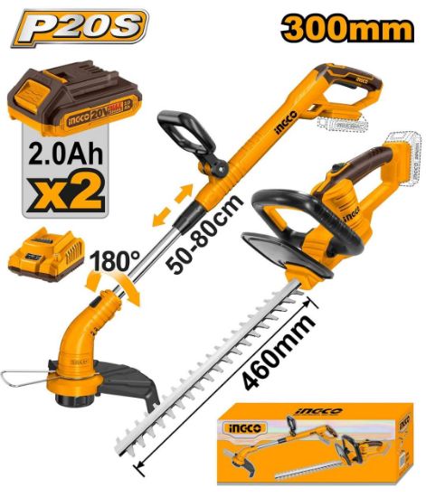 20V Cordless Firewood Saw & Handheld Grass Trimmer Combo – COSLI240585