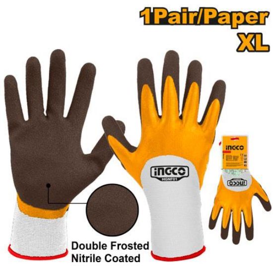 Nitrile-Coated Fabric Gloves – INGCO HGNF01