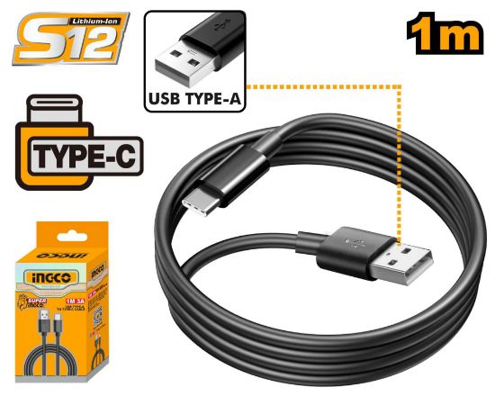 INGCO IUCC01 – 1m USB Type-A to Type-C Cable