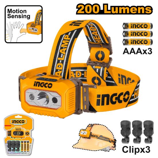 INGCO HHL013AAA8 – AAA Battery Headlamp