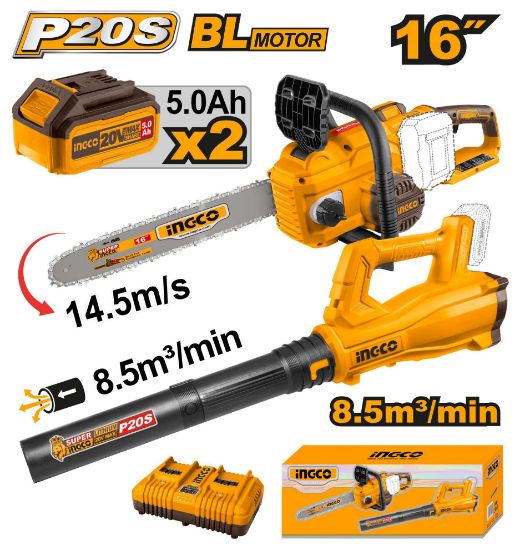 20V Cordless Firewood Saw & Large Garden Blower Combo – COSLI240463