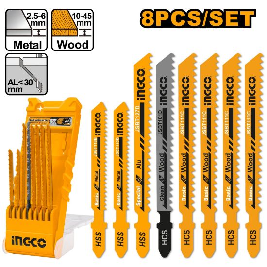 INGCO AKD8088 8PCS Wood & Metal Countersink Bit Set