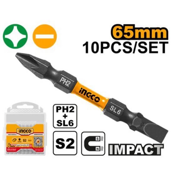 Dual Industrial Screwdriver Bits Set – INGCO SDBIM21HL133