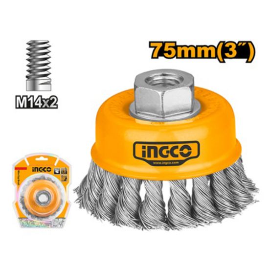 INGCO WB20751 – Steel Cup Brush