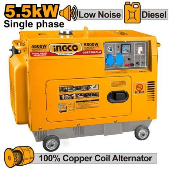 Diesel Generator with Electric Start – INGCO GSE55001LA