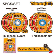INGCO MCD303768 – Thick Cutting Discs Set