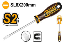 INGCO HSDSL8200 – S2 Screwdriver with Rubber Handle