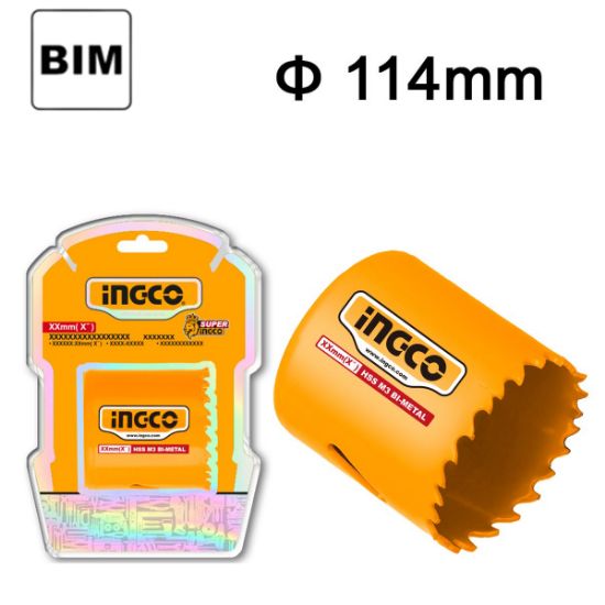 INGCO HSB101141 – 114mm (4-1/2") Wood & Metal Hole Saw