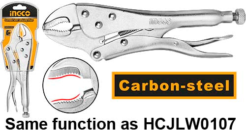 Curved jaw locking plier HCJLW0207