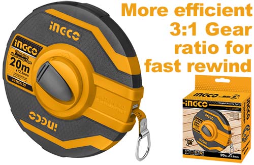 Fibreglass measuring tape HFMT8120