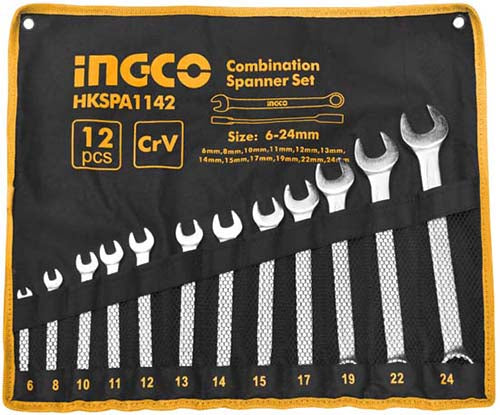 12Pcs Combination spanner set HKSPA1142