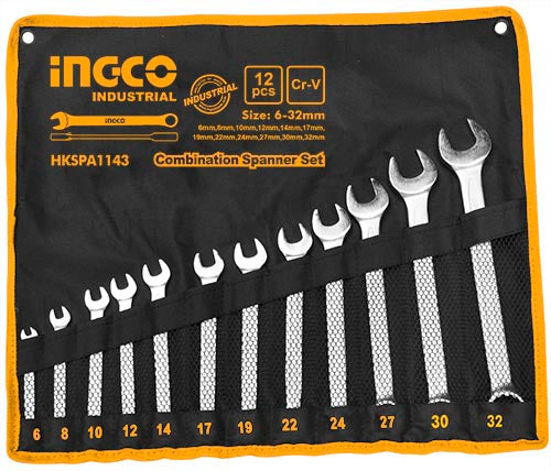 12Pcs Combination spanner set HKSPA1143
