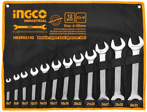 12Pcs Double open end spanner set HKSPA2142