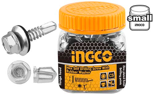 Hex self-drilling screw with rubber washer HWSS6302521