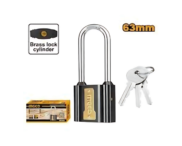 Long Gray Iron Padlock – INGCO DIPL0631L