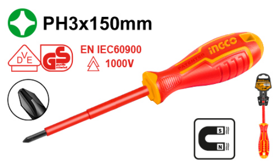 INGCO HISD81PH3150 – Insulated Screwdriver