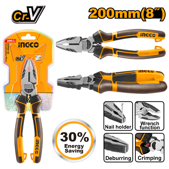 INGCO HHCP28200 – Energy-Saving Steel Pliers