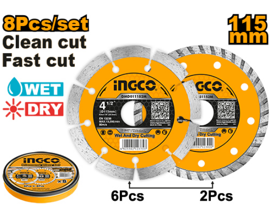 Granite Dry Cutting Disc Set – INGCO DMD301153
