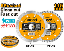 Granite Dry Cutting Disc Set – INGCO DMD301153