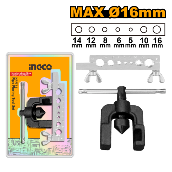 Pipe Flange Set (5-16mm) – INGCO HPFT71