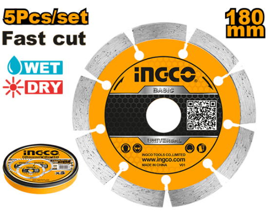 Segmented Granite Disc Set – INGCO DMD011802M