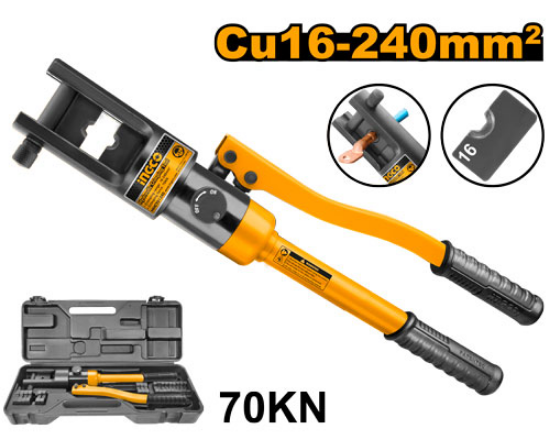INGCO HHCT01240 – 70 KN Hydraulic Cable Crimper