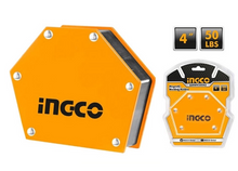 INGCO AMWH50042 4" 50LBS Hexagonal Magnetic Welding Holder